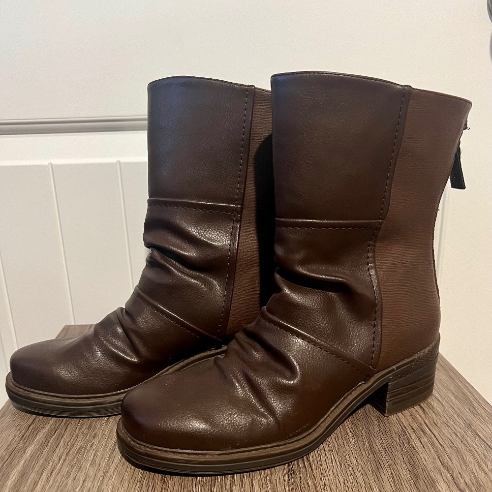 Womens brown ankle boots